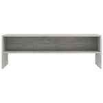 Betonszürke szerelt fa TV-szekrény 120 x 40 x 40 cm 4