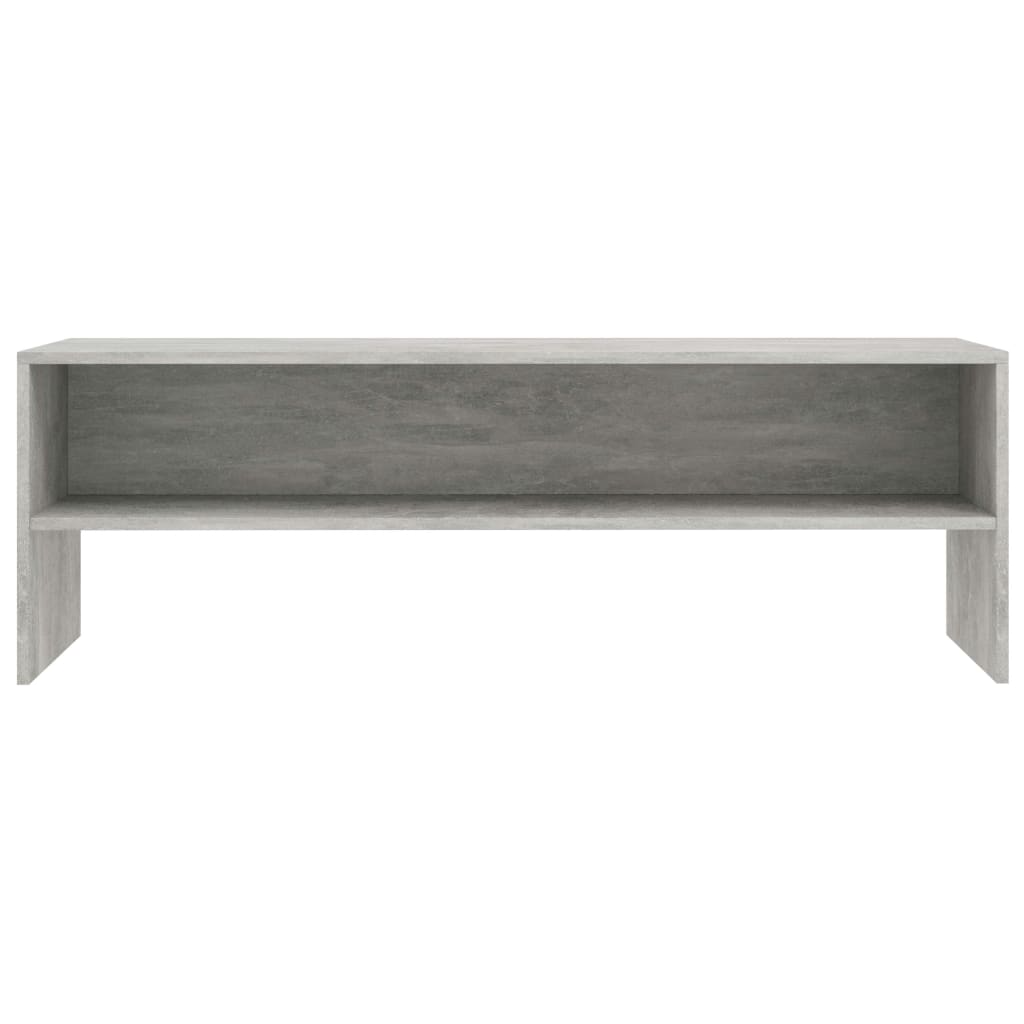 Betonszürke szerelt fa TV-szekrény 120 x 40 x 40 cm 4
