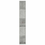 Betonszürke szerelt fa könyvszekrény/térelválasztó 80x24x159 cm 6