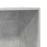 Betonszürke szerelt fa könyv-/TV-szekrény 36 x 30 x 114 cm 8