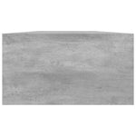 Betonszürke szerelt fa monitorállvány 100 x 24 x 13 cm 5