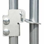 Kültéri horganyzott acél tyúkól 2,75 x 6 x 1,92 m 5
