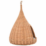 Természetes fűzfa macskaház párnával és tipi-sátorral 40x60 cm 4