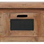 Tömör mahagóni TV-szekrény 3 fiókkal 120 x 30 x 40 cm 6