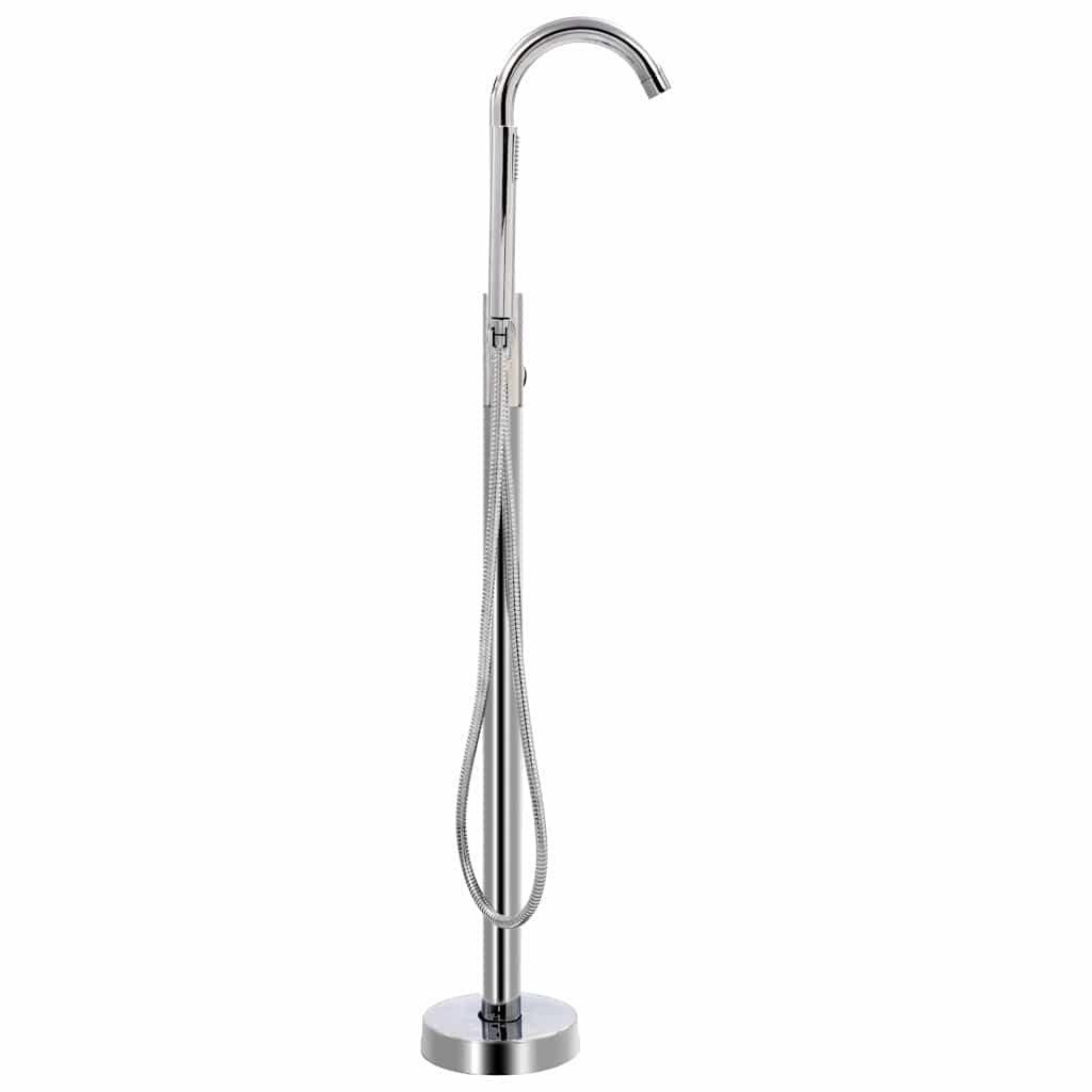 Szabadon álló rozsdamentes acél kádtöltő csaptelep 118,5 cm 3