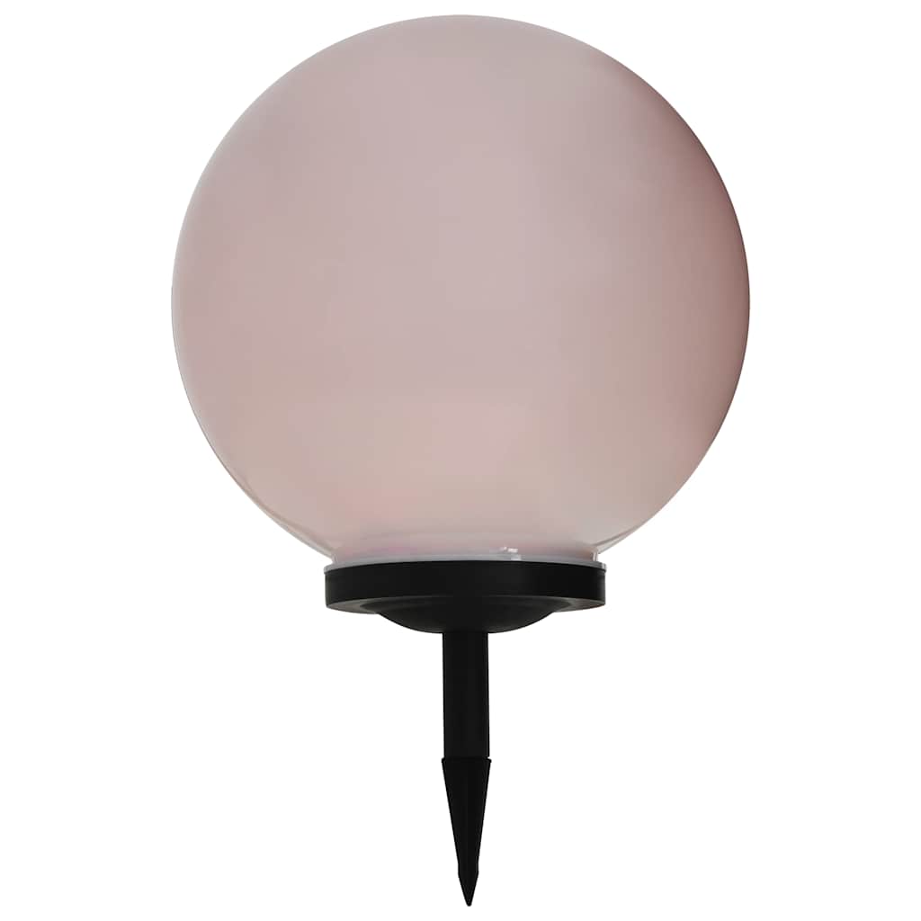 2 db napelemes kültéri LED gömblámpa 40 cm RGB 2