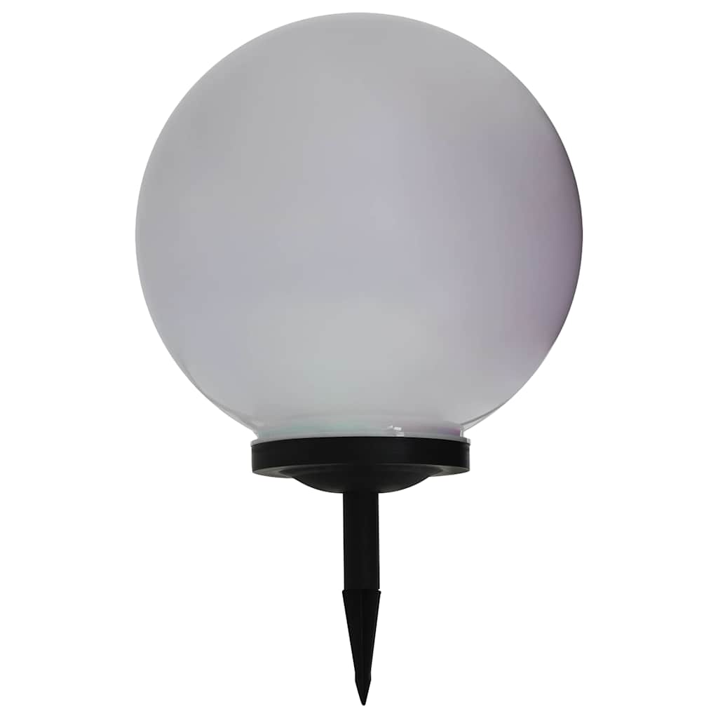 2 db napelemes kültéri LED gömblámpa 40 cm RGB 6