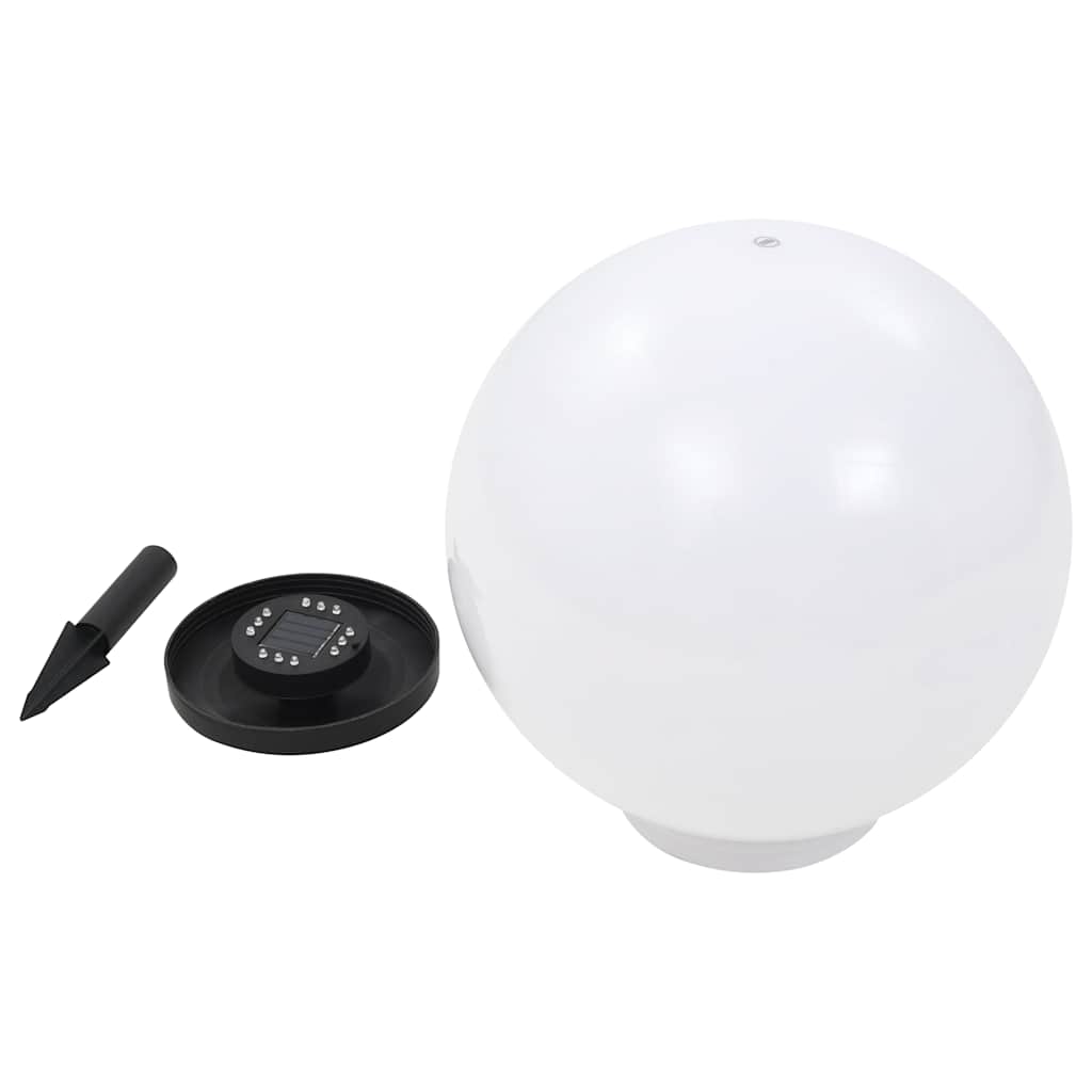2 db napelemes kültéri LED gömblámpa 40 cm RGB 10