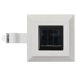 12 db fehér négyzet alakú kültéri napelemes LED lámpa 12 cm 5