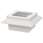 12 db fehér négyzet alakú kültéri napelemes LED lámpa 12 cm 9