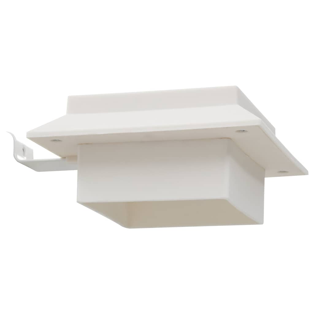 12 db fehér négyzet alakú kültéri napelemes LED lámpa 12 cm 10