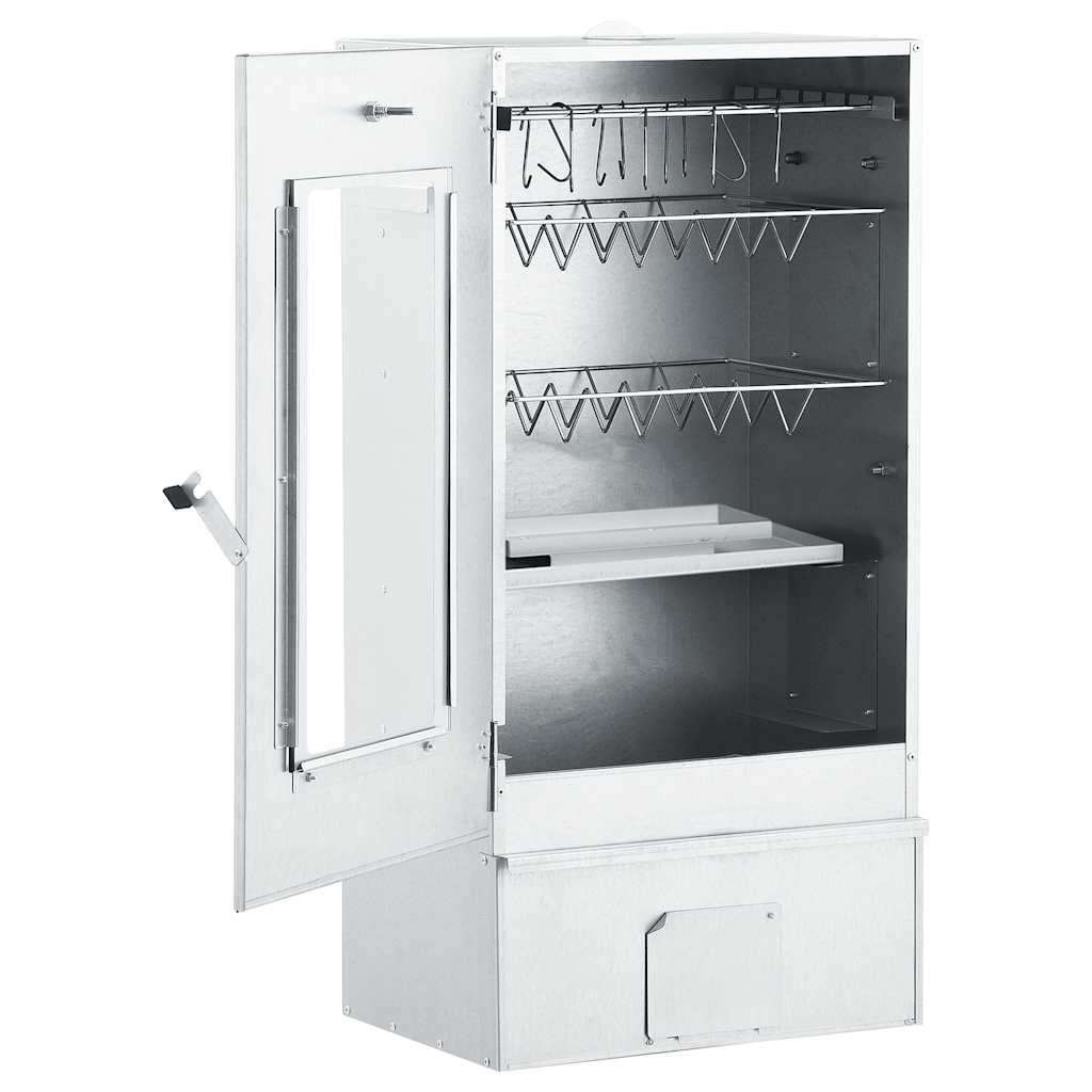 BBQ füstölő 1 kg faaprítékkal 44,5 x 29 x 83 cm 3