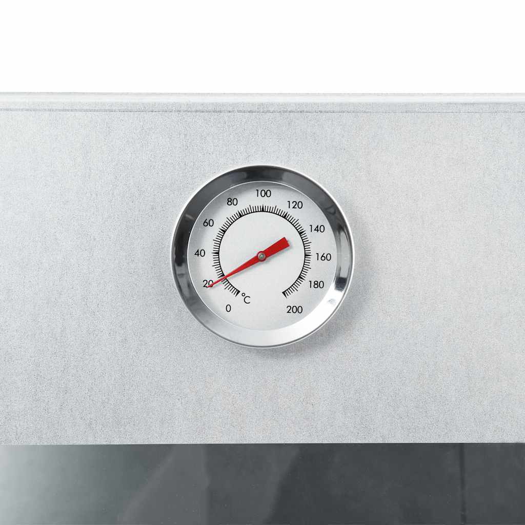BBQ füstölő 1 kg faaprítékkal 44,5 x 29 x 83 cm 8