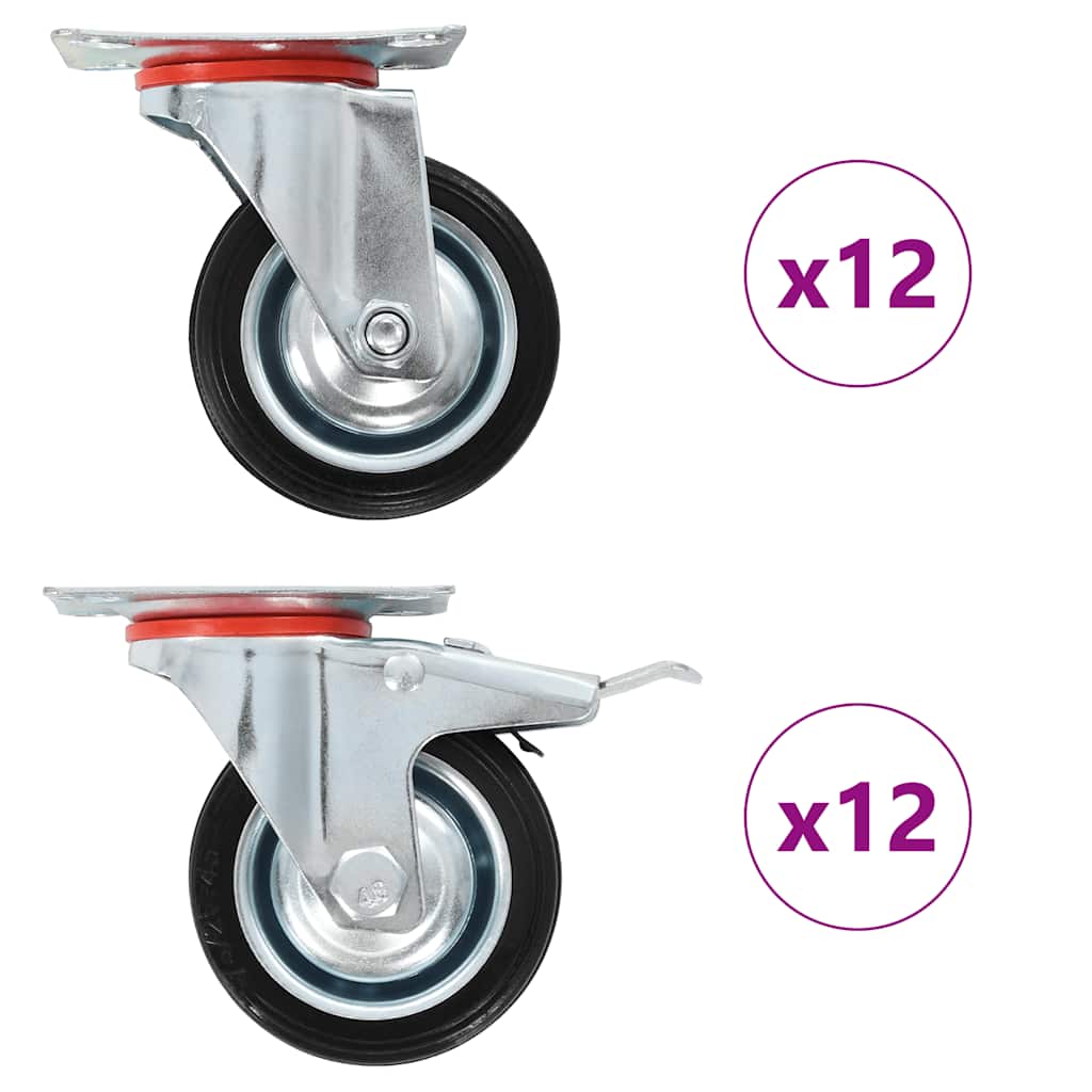 24 darab önbeálló görgő 75 mm