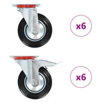 12 darab önbeálló görgő 160 mm