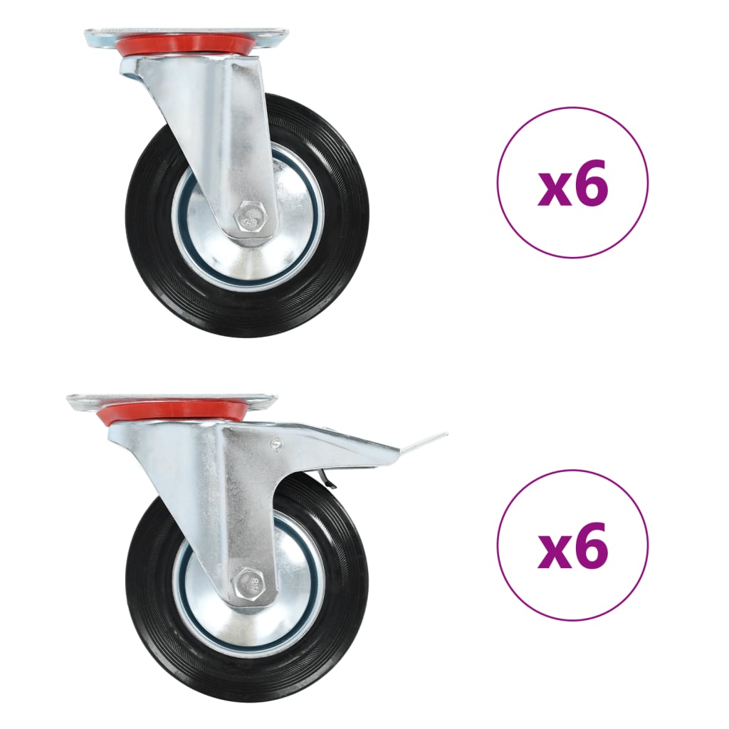 12 darab önbeálló görgő 160 mm