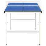 1,5 méteres kék pingpongasztal hálóval 152 x 76 x 66 cm 3