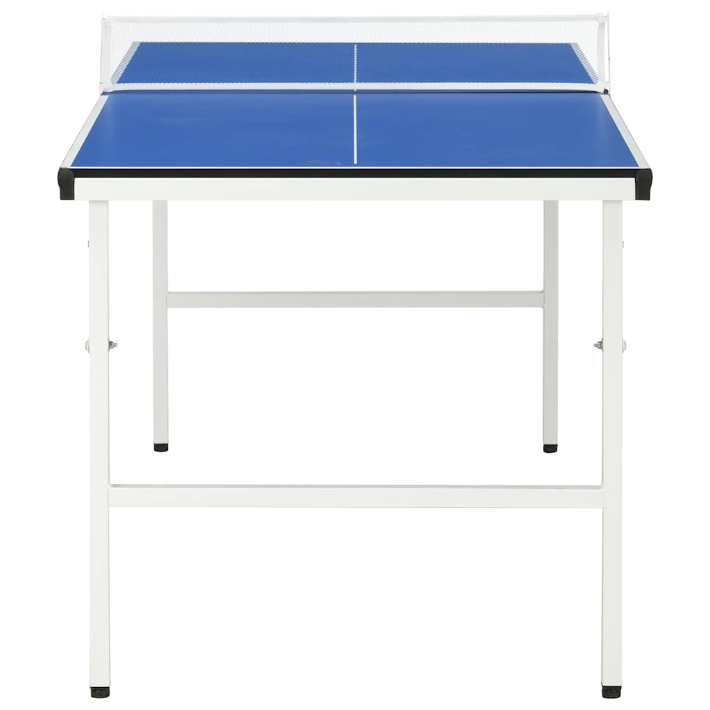 1,5 méteres kék pingpongasztal hálóval 152 x 76 x 66 cm 3