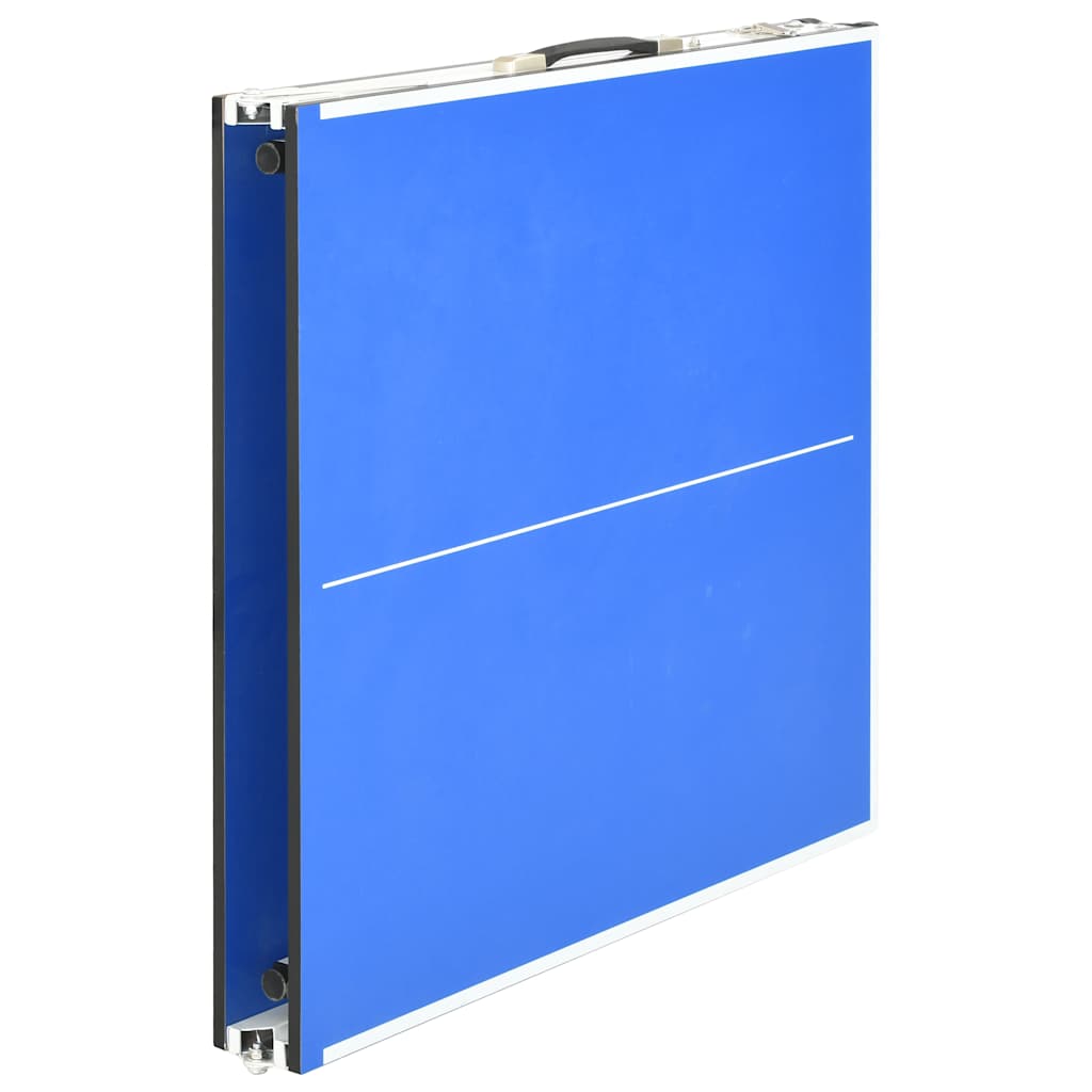 1,5 méteres kék pingpongasztal hálóval 152 x 76 x 66 cm 4