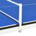 1,5 méteres kék pingpongasztal hálóval 152 x 76 x 66 cm 6
