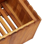 Tömör akácfa kerti magaságyás 100 x 30 x 25 cm 5
