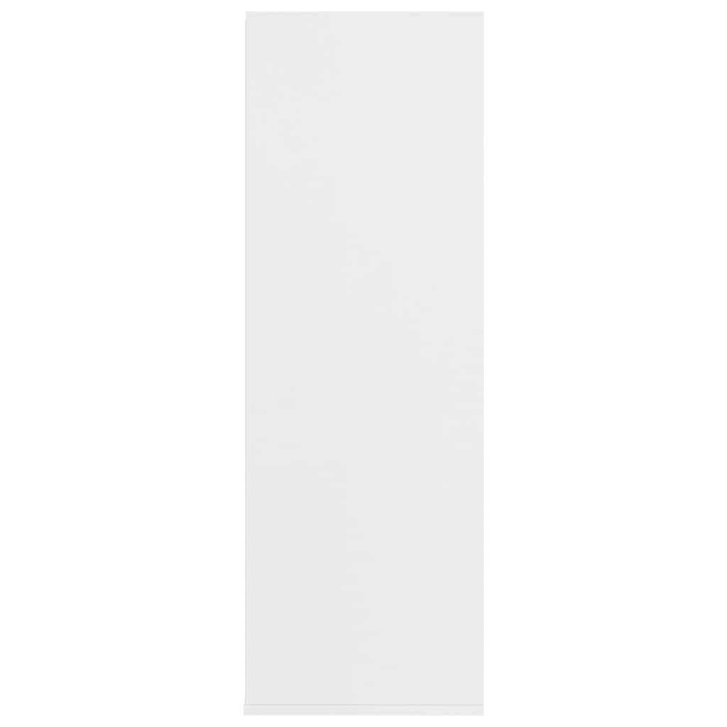 Fehér szerelt fa cipőtartó 54 x 34 x 100,5 cm 5