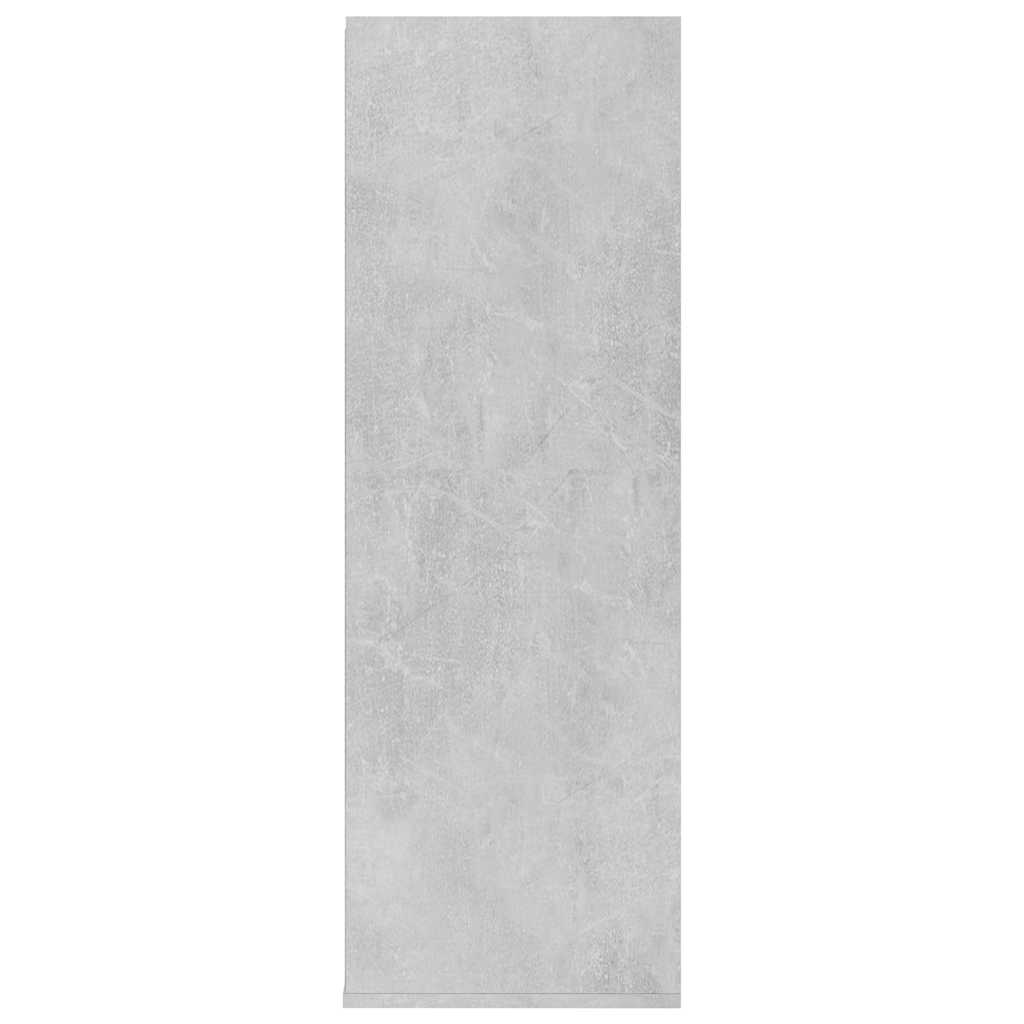 Betonszürke szerelt fa cipőtartó 54 x 34 x 100,5 cm 5