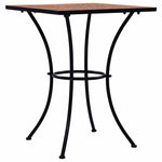 Terrakotta mozaikos bisztróasztal 60 cm 2
