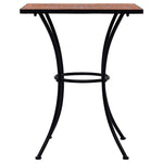 Terrakotta mozaikos bisztróasztal 60 cm 3