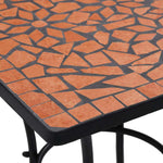 Terrakotta mozaikos bisztróasztal 60 cm 6