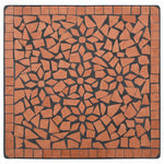 Terrakotta mozaikos bisztróasztal 60 cm 7