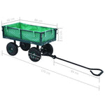 Zöld kerti kézikocsi 250 kg 11