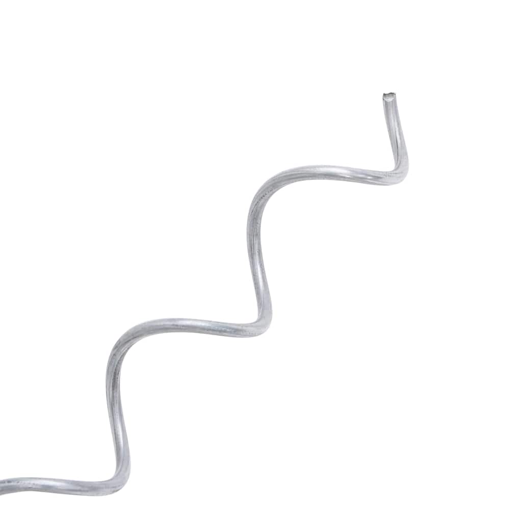 24 db horganyzott acél gabionspirál 100 cm 6