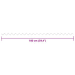 24 db horganyzott acél gabionspirál 100 cm 8
