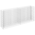 Horganyzott acél gabion magaságyás 180 x 30 x 90 cm 2
