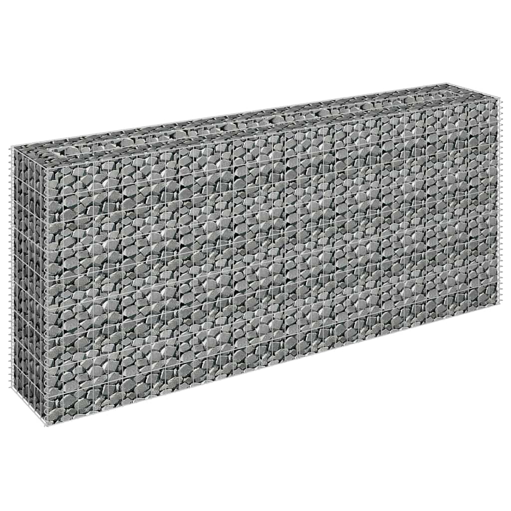 Horganyzott acél gabion magaságyás 180 x 30 x 90 cm 3