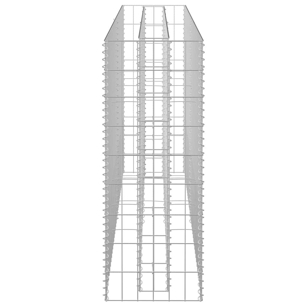 Horganyzott acél gabion magaságyás 180 x 30 x 90 cm 5