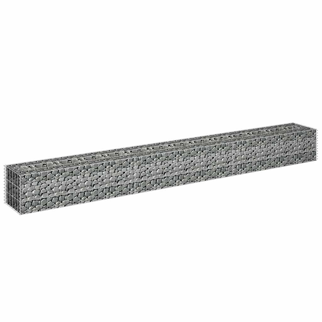 Horganyzott acél gabion magaságyás 270 x 30 x 30 cm 3