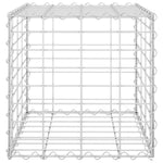 Kocka alakú acélhuzal gabion magaságyás 40 x 40 x 40 cm 4