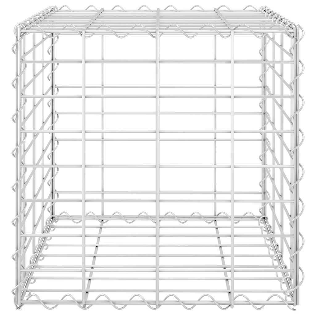 Kocka alakú acélhuzal gabion magaságyás 40 x 40 x 40 cm 4
