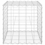 Kocka alakú acélhuzal gabion magaságyás 50 x 50 x 50 cm 4