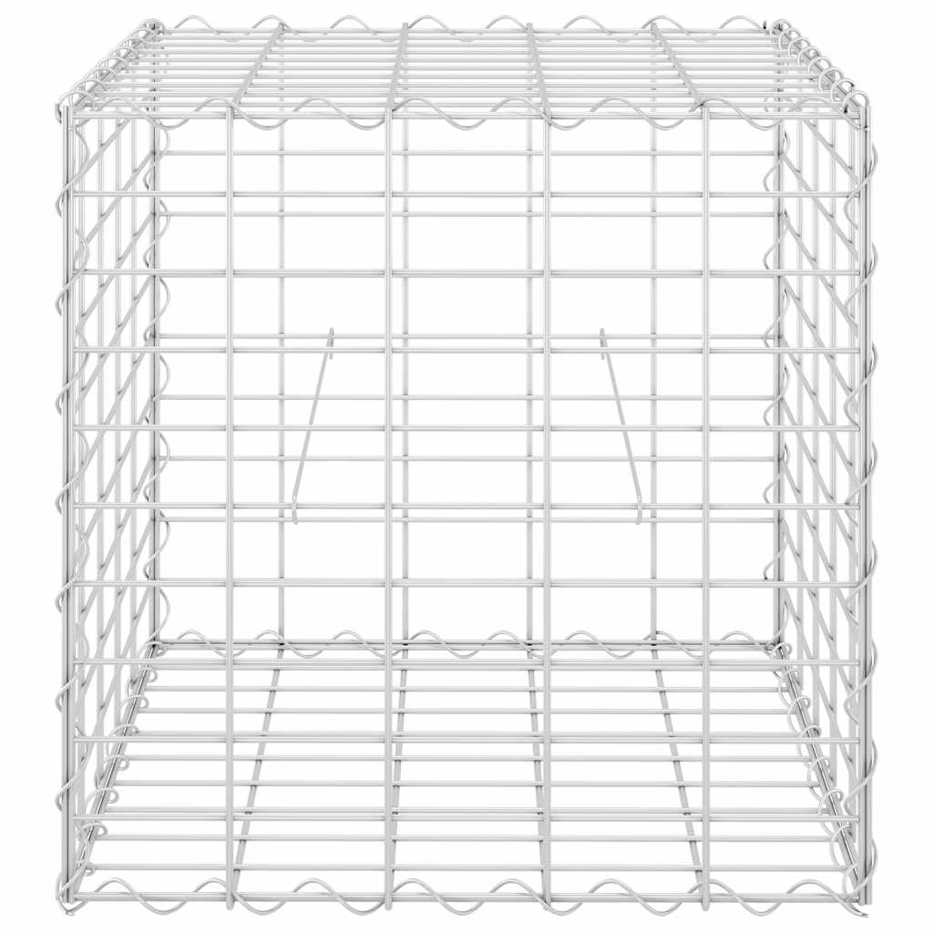 Kocka alakú acélhuzal gabion magaságyás 50 x 50 x 50 cm 4