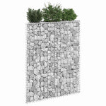 Trapéz alakú horganyzott acél gabion magaságyás 80x20x100 cm 5
