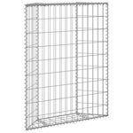 Trapéz alakú horganyzott acél gabion magaságyás 80x20x100 cm