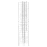 H alakú acéldrót virágtartó gabion 260 x 40 x 200 cm 4