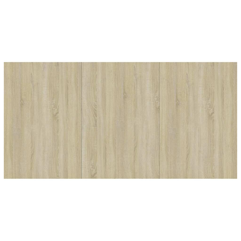 Sonoma tölgy színű szerelt fa étkezőasztal 180 x 90 x 76 cm 6