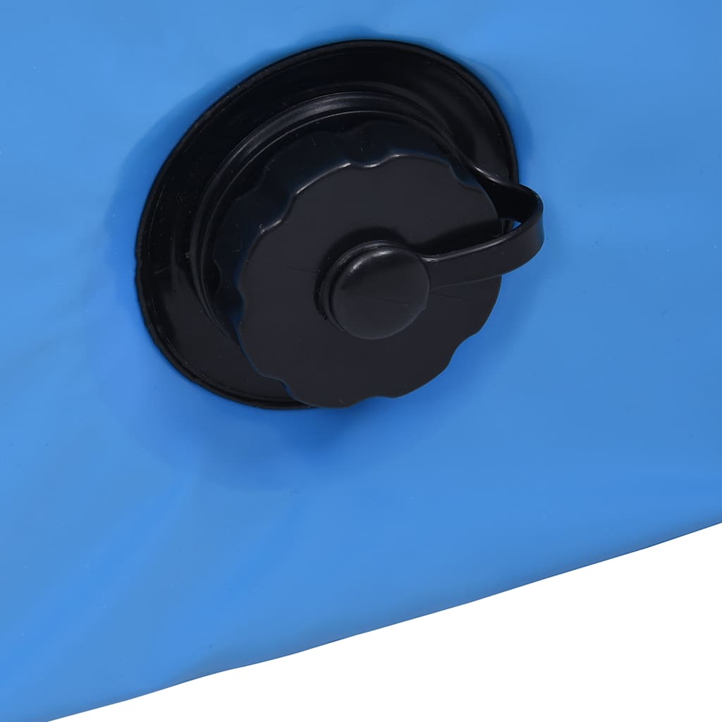 Összehajtható kék PVC kutyamedence 80 x 20 cm 8