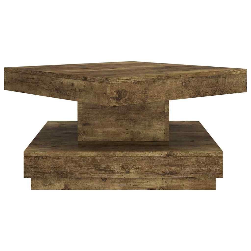 Sötétbarna MDF dohányzóasztal 60 x 60 x 35 cm 4