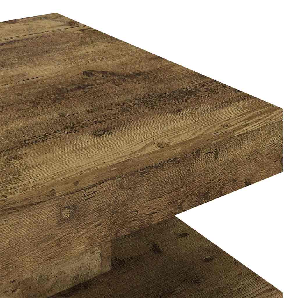 Sötétbarna MDF dohányzóasztal 60 x 60 x 35 cm 5
