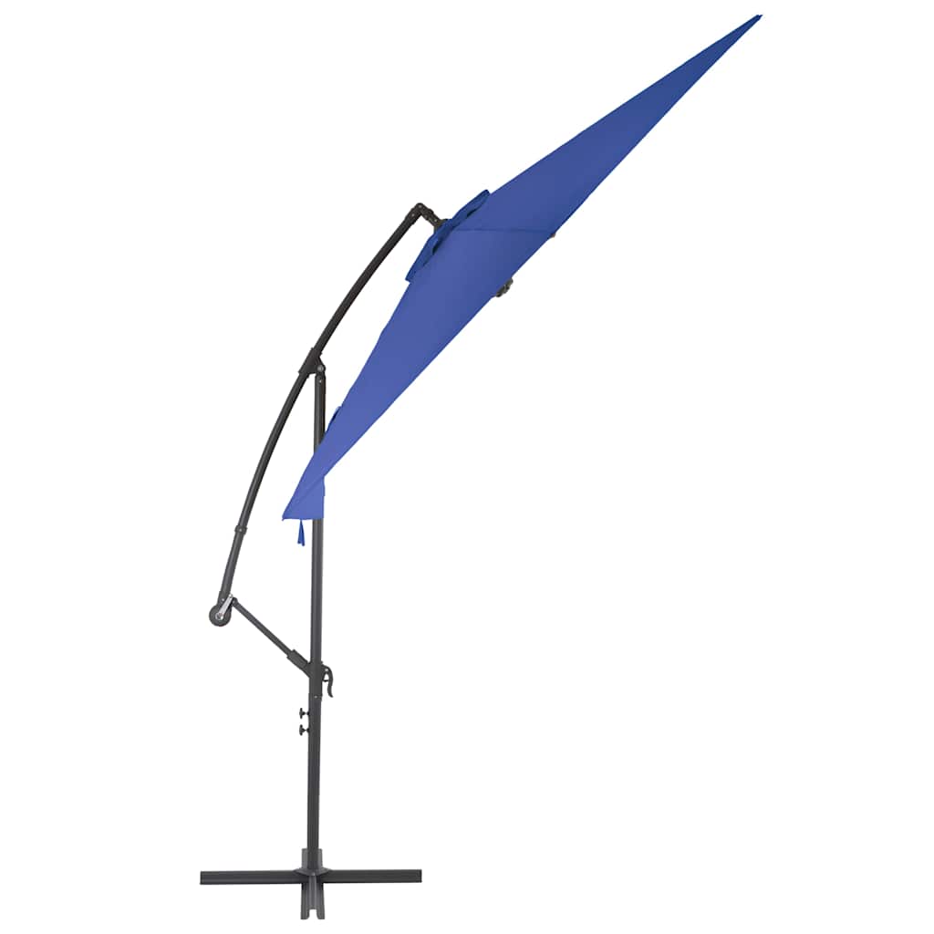 Kék konzolos napernyő alumíniumrúddal 300 cm 3